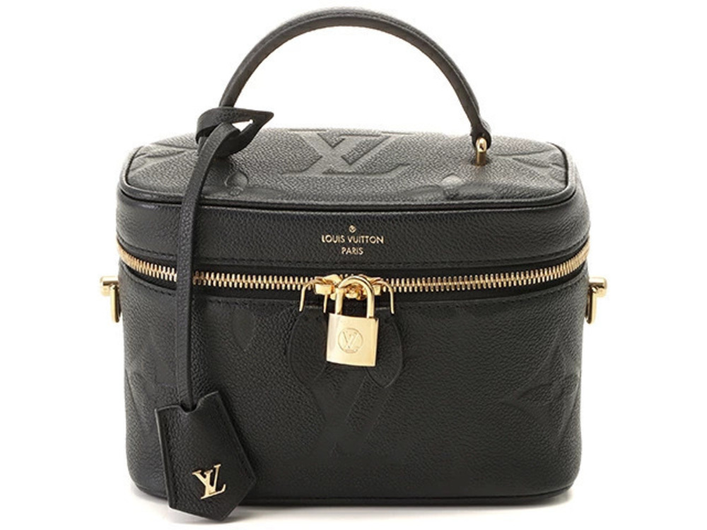 Louis Vuitton shoulder bag Vanity Mono Empreinte Noir Black